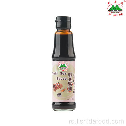 Sticlă de sticlă 150 ml sos de soia sushi